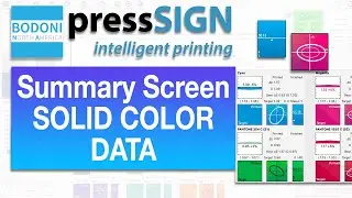 pressSIGN: Understanding Solid Color Data in the Summary Screen