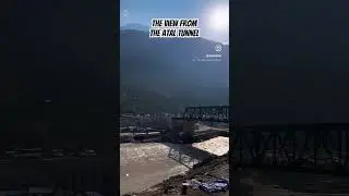 The beauty we see as we come out of the Atal Tunnel😍&hearts;️❤️❤️