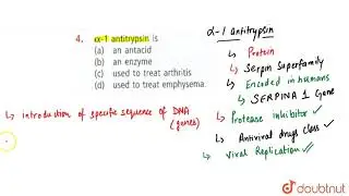 `alpha-1` antitrypsin is