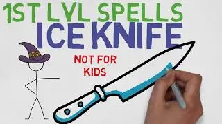 1st Level Spell #48: Ice Knife (5E)