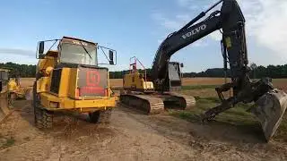 Installing Rip Rap And The Last Finishing Touches On The Pond