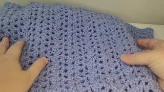 Granny Lace Ripple Blanket: Easy 1 Row Repeat