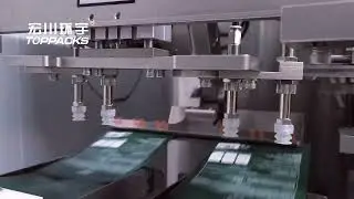 Double bag-given horizontal automatic packaging machine, suitable for powder and granule.