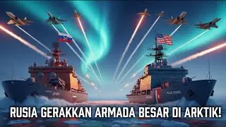 Rusia Gerakkan Armada Besar di Arktik‼️ Perebutan Jalur Dagang Memanas di Kutub Utara #russia