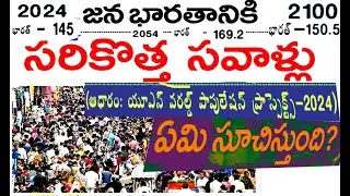 un world population report 2024#telugu
