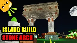 Roblox Island | Castle Theme | How to Build a Castle Stone Arch