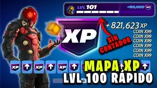 MAPA XP SIN CONTADOR 😱 SUBE al NIVEL 100 MUY R&Aacute;PIDO 🚀 PASE BATALLA COMPLETO CAP&Iacute;TULO 7