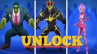 Unlock All Premium Skins🤩😱||Spider fighter 3 Iron Man,Spider man And Hacker Girl,Hulk  premium skin