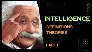 Intelligence (Tamil) | Definitions | Theories  | Msc Psychology ,CTET,JRF,UPSC,TNPSC #MSc