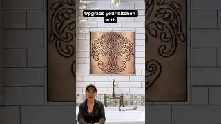 Handmade Copper Tiles  #interiordesign #tiles #walltiles #backsplash #copper #kitchen #walldecor