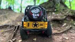 DF-Models DF-4S Pro Crawler Yellow with better tires and modified silicone foams