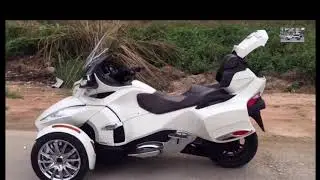 2018 Can Am Spyder RT Limited Test Drive l WHITE