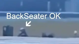 F-15 backseater at Barnes Ops tested its zero-zero ejection seat during taxi   - seems OK getting up
