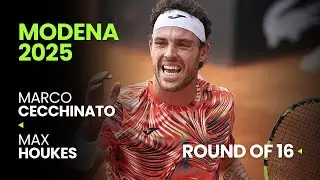 Marco Cecchinato vs Max Houkes | Modena 2025 R16 | ATP Highlights