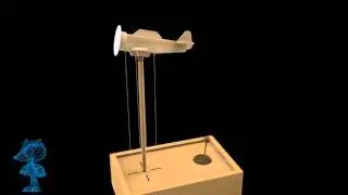 U Fly It Plane Wooden Toy 3D Model