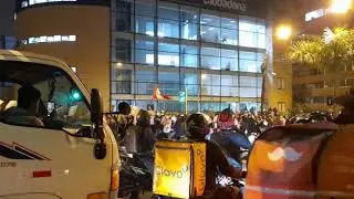 marcha en miraflores . MERINO NO ES MI PRESIDENTE