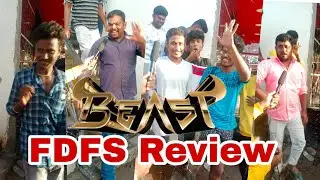 Beast FDFS Public Review | Vanakkam Nellai | Ram Muthuram Cinemas