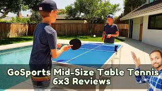 GoSports Mid Size Table Tennis 6x3 Customer Reviews &mdash; Best Mid Size Table