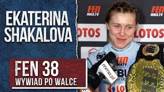 EKATERINA SHAKALOVA MISTRZYNIĄ FIGHT EXCLUSIVE NIGHT. SZYBKA WYGRANA NA FEN 38