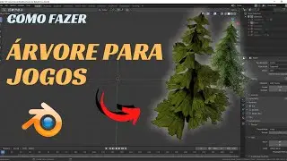 Como Criar Árvores Para Jogos - Low Poly Tree • Blender 2.8