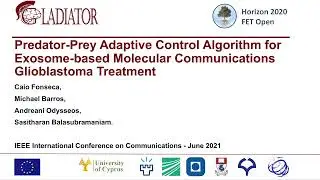 Predator Prey Adaptive Control for Exosome based Molecular Communications Glioblastoma Treatment