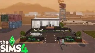🏡 Modern Container Home | The Sims 4 Evergreen Harbor Speed Build ♻️✨