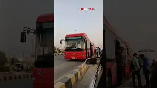 Karachi Red Bus | Electric Bus | #shorts #karachibus #karachi