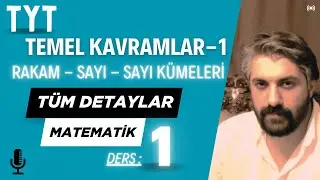 1-TYT MATEMATİK (2026) | DERS.1: Rakam, Sayı ve Sayı Kümeleri