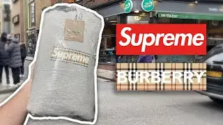 Went to the Supreme x Burberry Instore Drop!!! My First Experience Instore IT WAS WILD!!!