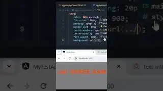 How To Add Images In Text As Background In HTML & CSS. #html #css #coding #rammandir #shriram