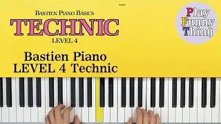Parallel Scale Etude (p.21) - Bastien Piano Basics Level 4 - Technic