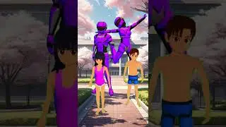 Sakura School Simulator Story: Love & Chaos! #sakuraschoolsimulator #squidgamchallenge #shortvideo