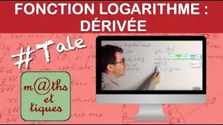 Dériver une fonction logarithme - Terminale