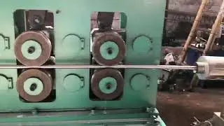 coiled wire straightening stripping and drawing line