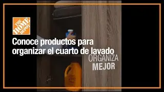 Conoce productos para organizar el cuarto de lavado | Organizaci&oacute;n | The Home Depot Mx
