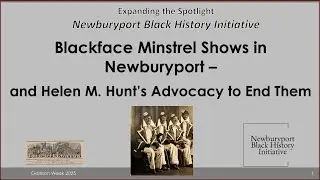 Представление &laquo;Blackface Minstrel Shows&raquo; в Ньюберипорте &mdash; 10 декабря 2025 года.