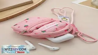 Summer New Canvas Mini Bag Women's Crossbody Bag Minimalist Printed Smartphone Pouch