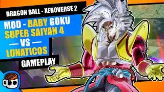 MOD - BABY GOKU Ssj4 vs ESQUIZOFRENICOS 🐒 | Dragon Ball Xenoverse 2 | Gameplay Espa&ntilde;ol