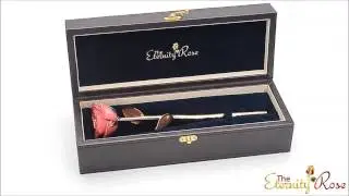 Pink Matched Set in Leaf Theme  Rose Pendant & Earrings