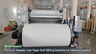 Premium Release Liner Paper Roll Slitting Machine for Medical Glassine
