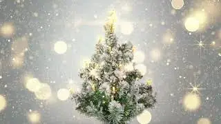 Christmas tree Background Loop 4K
