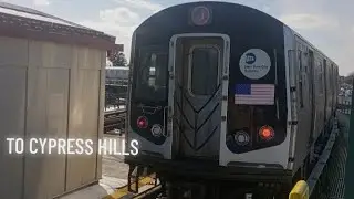 R160: Riding The R143 J train From Woodhaven Blvd To Cypress Hills 