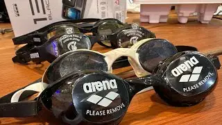 Обзор, распаковка и сравнение новых очков для плавания ARENA AIR-SOFT и ARENA COBRA TRI SWIPE MR 25