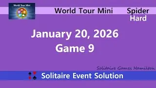 World Tour Mini Game #9 | January 20, 2026 Event | Spider Hard