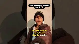 Is wajah se dog owners par FIR ho rahi hai#DogNews#PetAwarenesspar#DogOwner#PetLaw#Shorts