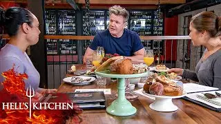 Финалисты представляют свои меню Рамзи &mdash; подготовка к &laquo;Битве куриц&raquo; | Hell's Kitchen