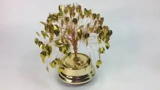 Gold Leaf Dream Tree Music Box