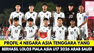 Malaysia U17 Gagal Lolos❗Inilah 4 Negara Asia Tenggara yang Resmi Lolos ke Piala Asia U17 2026