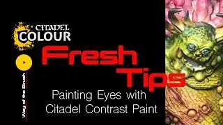 Fresh Tips Beast of Nurgle eyes with Citadel Colour Contrast paint #paintingwarhammer