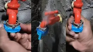 how to fix a tap adapter for washing machine hose pipe fitting water leakage